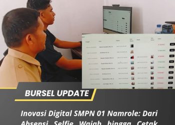 Inovasi Digital SMPN 01 Namrole: Dari Absensi Selfie Wajah hingga Cetak Berkas Tanpa Kabel