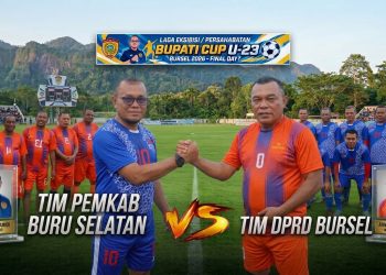 Bupati Cup 2026 Dibuka, La Hamidi Pimpin Laga Eksibisi Pemda Bursel vs DPRD