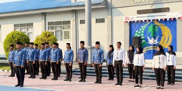 Peringati Hari Kesaktian Pancasila, Jajaran Lapas Namlea Tegaskan Komitmen Junjung Tinggi Ideologi Bangsa