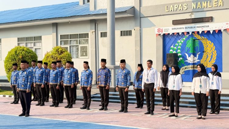 Peringati Hari Kesaktian Pancasila, Jajaran Lapas Namlea Tegaskan Komitmen Junjung Tinggi Ideologi Bangsa