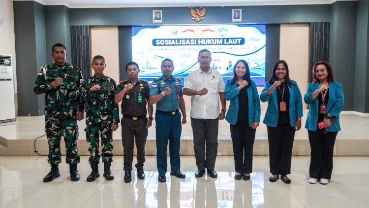 Sosialisasi Hukum Laut, Diskum Kodaeral IX Perkuat Pemahaman Mahasiswa tentang Wewenang TNI AL