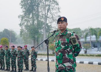 Jelang Sertijab, Wadan Kodaeral IX Teguhkan Disiplin dan Semangat Pengabdian Prajurit