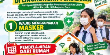 Akibat Karhutla Kian Memburuk, Sekolah di Kabupaten Buru Diliburkan Selama Tiga Hari