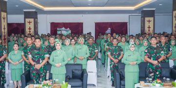 Wujudkan Keluarga Prajurit Sehat, Kodam XV/Pattimura Gelar Ceramah Kesehatan Bahaya PMS dan HIV