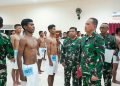 Komandan Kodaeral IX Pimpin Pantukhirda, 96 Calon Prajurit TNI AL Lanjut Seleksi Pusat