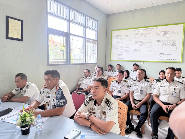 Optimalkan Pelaporan Kinerja, Lapas Namlea Ikuti Penguatan dan Evaluasi Kanwil Ditjenpas Maluku