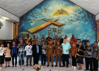 Bupati La Hamidi Ajak Pemimpin Gereja Perkuat Semangat Melayani dan Harmoni Sosial