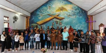 Bupati La Hamidi Ajak Pemimpin Gereja Perkuat Semangat Melayani dan Harmoni Sosial