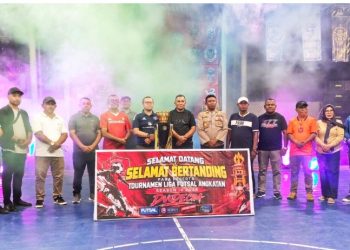 Bupati La Hamidi Resmi Buka Liga Futsal Angkatan Season IV di Buru Selatan, Sportivitas Jadi Pesan Utama